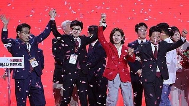 [2보] 국민의힘 새 대표에 한동훈…62.8% 득표