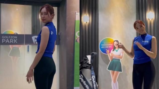 골프여신 유현주, 치명적인 뒤태로 뽐낸 건강미