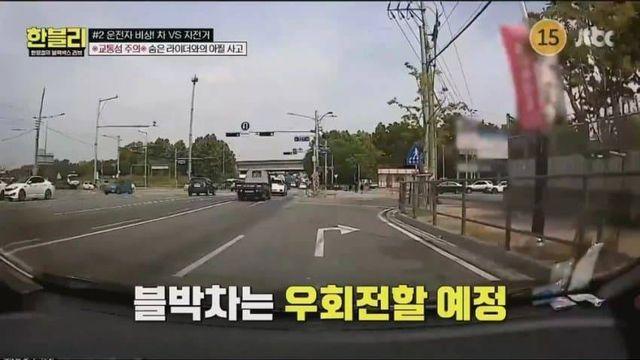 무단횡단 자라니 때문에