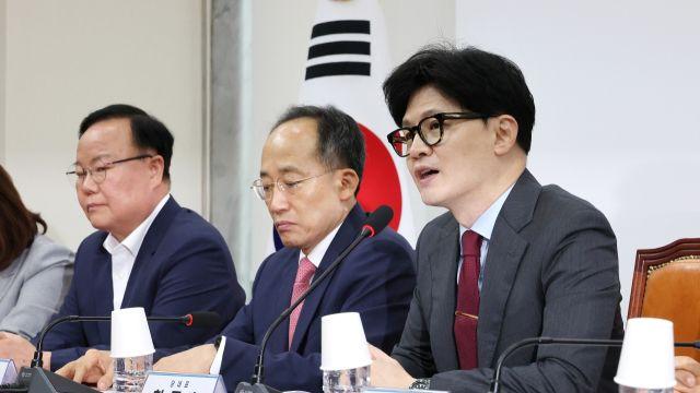 한동훈 첫 최고위, 일성은 