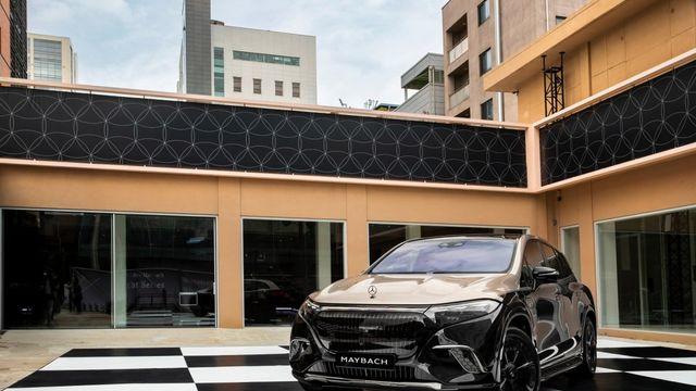 핫플 성수동 상륙한 초호화 전기차… 벤츠코리아, 3번째 마이바흐 ‘EQS680 SUV’ 첫선