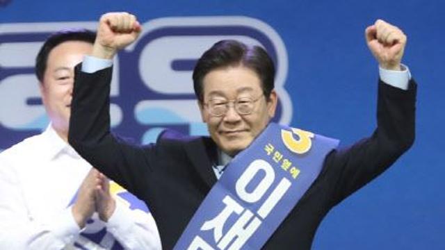 이재명, 부산 경선서도 92.08% 득표…김두관 7.04%