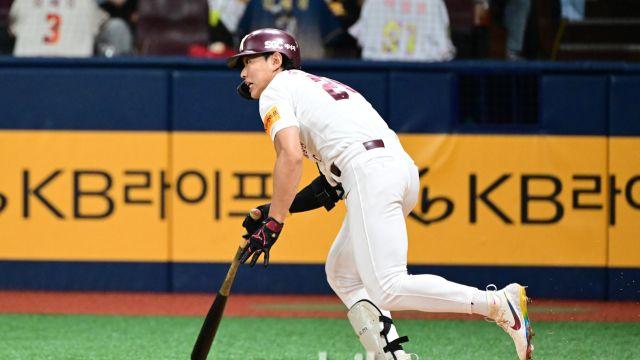 김도영이 이승엽·테임즈 넘었지만 송성문이 진짜 히어로, 키움 9회말 6-5 끝내기 승리 견인→3연승 질주→KIA 3연패 수렁[MD고척]