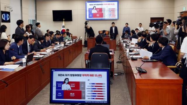 과방위, 이진숙 청문회보고서 채택 불발… 야권 