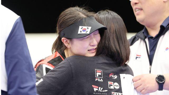 9.6→10.4....동료도 감탄한 '막내' 반효진 승부사 기질, 가장 높은 무대에서 빛났다 [2024 파리]