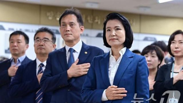 이진숙 신임 방통위원장 