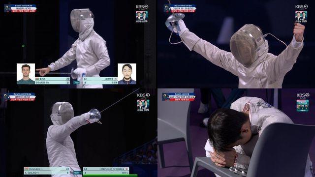 김정환X김준호 해설, 올림픽 3연패에 감격 