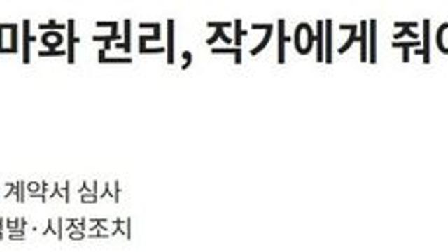 웹툰 불공정 계약 근황!!!