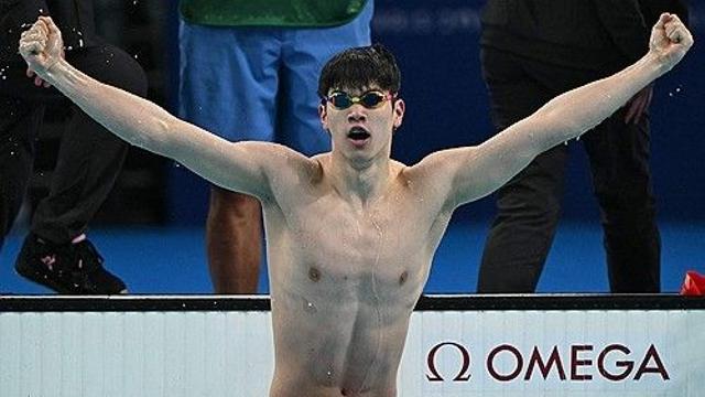 '중국이 약물?'…판잔러, 男 자유형 100m 세계신+금메달→세상 의심 지우나 [2024 파리]
