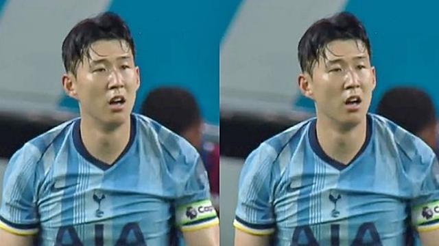대체 무슨 일…손흥민, 한국 선수들과 팀K리그 경기 도중 '분노'