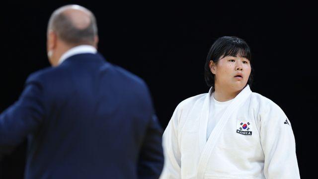 '한판승이 절반패로' 원심 번복된 김하윤, 8강전서 아쉬운 패배 [2024 파리]