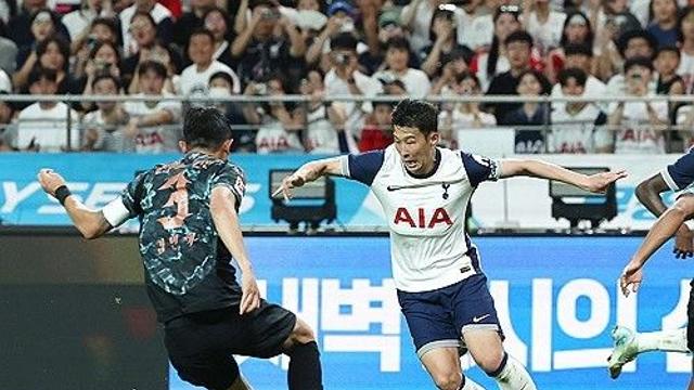 아쉬운 손흥민, 잘 막아낸 김민재…한국에서 벌어진 첫 맞대결