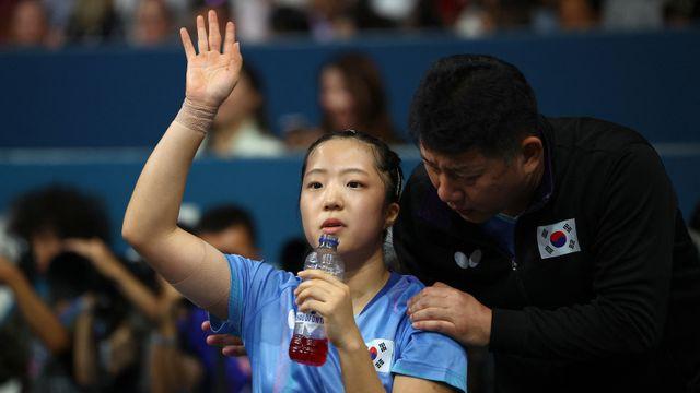 '삐약' 기합 외치며 버텼지만...신유빈, 20년 만의 메달 도전 끝내 실패 [2024 파리]