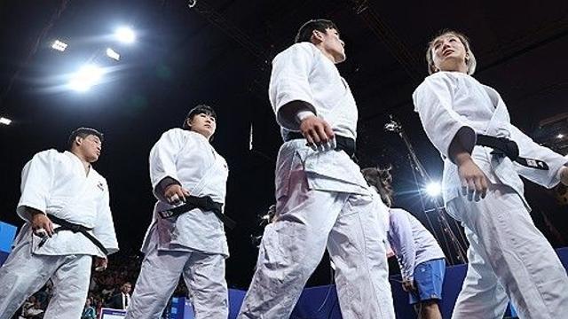 [올림픽] 한국 유도, 혼성단체전 동메달…독일과 연장전 끝 승리(종합)
