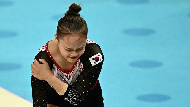 결선 2시간 전 어깨 탈구, 부상에 운 여서정...