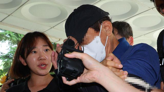 '숭례문 지하보도 살인' 혐의 남성, 구속심사 출석