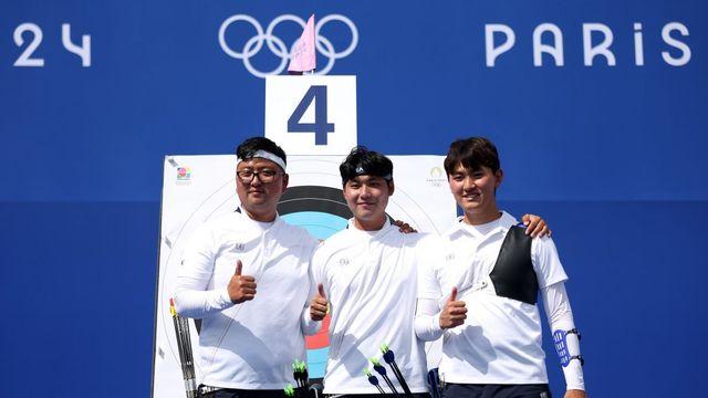 한국 양궁, 마지막 5번째 金 순항 '김우진-이우석-김제덕 8강행'