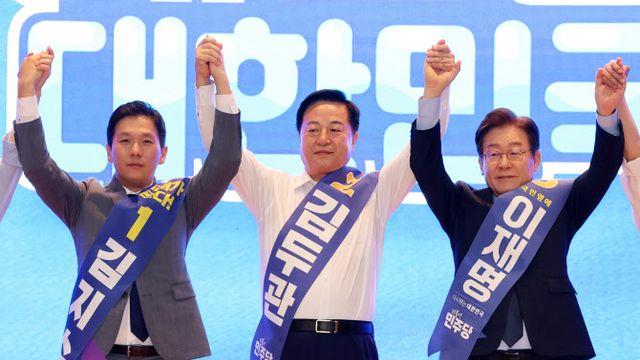 호남서 '어대명' 굳힌 이재명…민형배, 최고위원 순위권 올라서