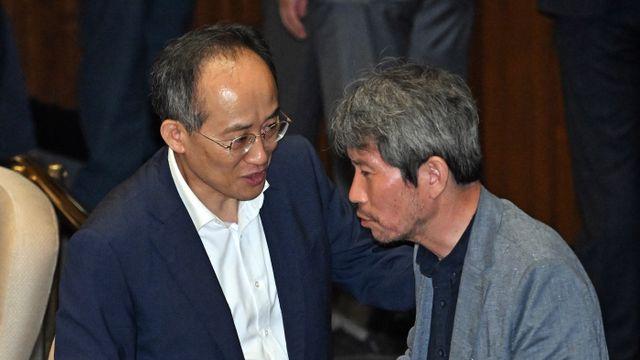 [포토] 대화하는 추경호·이인영
