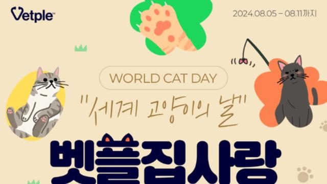 동아제약 벳플, 세계 고양이의 날 맞아 프로모션 진행