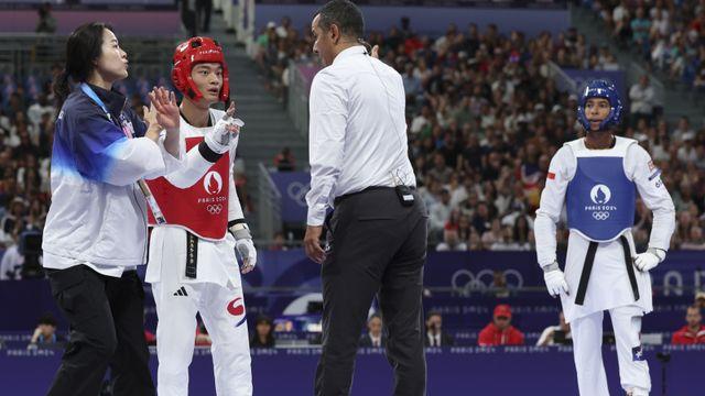 오혜리 코치 격렬 항의→3일 연속 ‘金’ 희망 살렸다…서건우 역전승 특급 조연 [2024 파리]