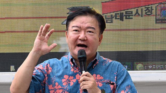 [포토] 발언하는 민경욱 대표