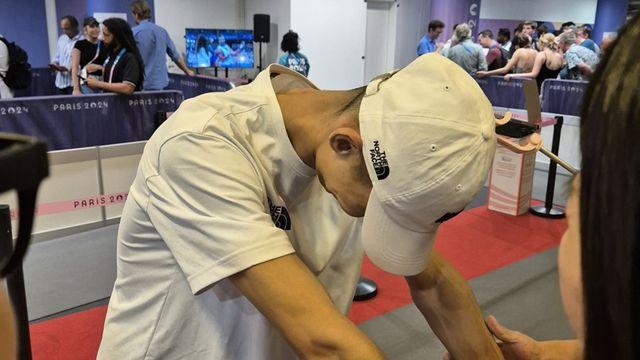 눈물 닦자마자 좌절한 우상혁 