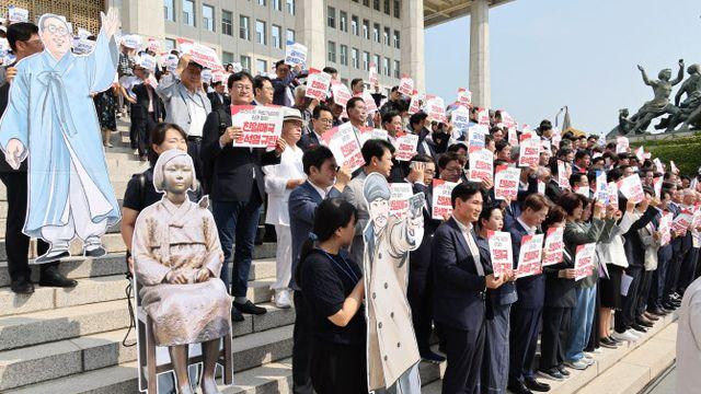 신임 독립기념관장 역사관 논란에…'반쪽' 79주년 광복절 경축식