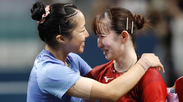 신유빈이 진심으로 축하해 줬는데, 日 탁구 동메달 하야타 가미카제 박물관 발언 논란