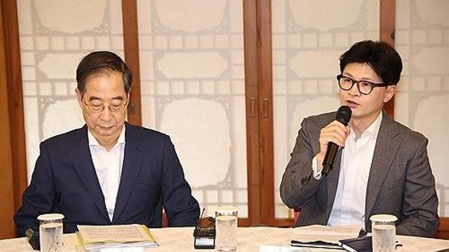 한동훈, 첫 고위 당정서 