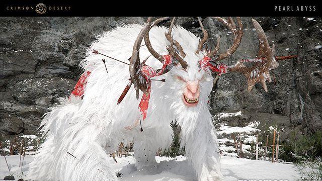 거대 보스와의 공방전, 붉은사막 '하얀뿔' 전투 영상