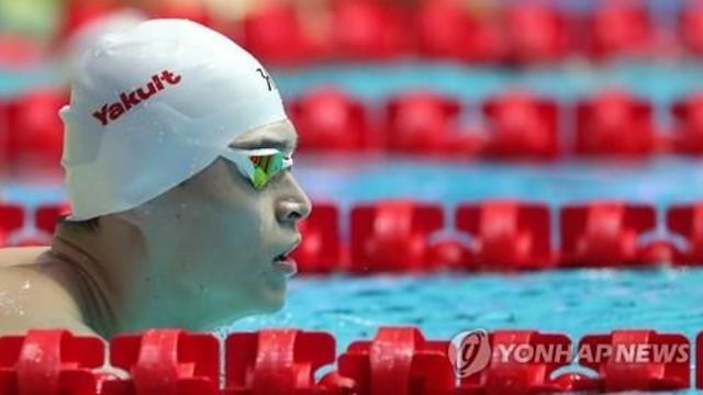 중국 수영 스타 쑨양, 이달 중국 국내 대회로 5년 만의 복귀전