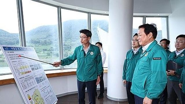 박완수 경남지사, 낙동강 녹조·안전한 물 공급 체계 점검