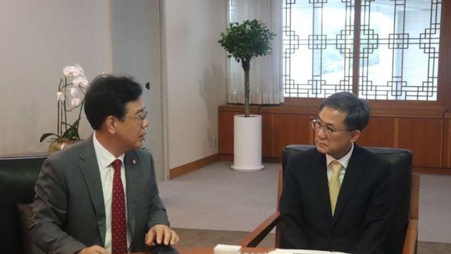 송언석 의원, 국립중앙박물관장 만나 갈항사지 동·서 삼층석탑 김천 이전 촉구!