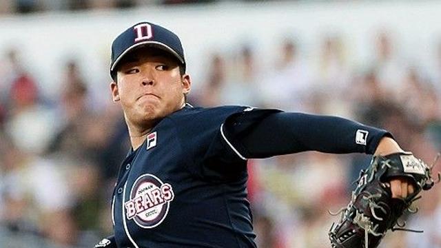 프로야구 두산, 외국인 투수 시라카와와 계약 15일 연장