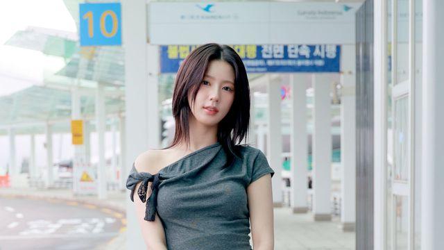(여자)아이들 미연, 공항에서 빛난 청순 비주얼