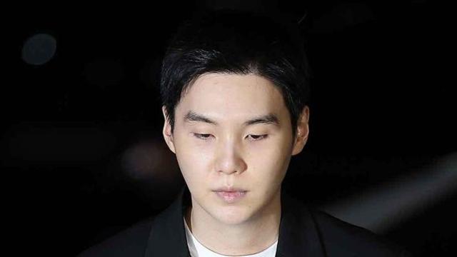[속보] '스쿠터 음주운전 혐의' BTS 슈가 경찰 출석