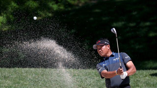 최경주, 우승 청신호… PGA 시니어투어 앨리 챌린지 첫날 단독 선두