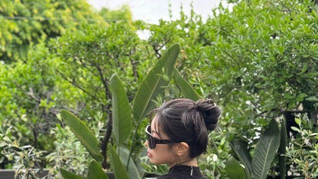 트와이스 다현, 시크한 블랙 룩으로 완성한 세련미…독보적 존재감