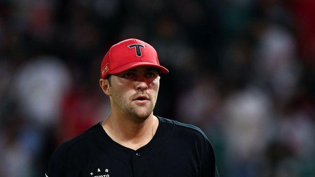 ‘25일 수술’ 타구에 직접 맞은 KIA 네일, 턱 관절 골절…복귀 시점은 미정