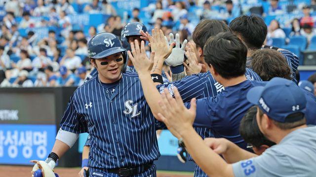 박병호 만루 홈런+2타점 2루타→롯데 한 이닝 홈런 3방→혼돈에 빠진 라팍 [대구 현장]