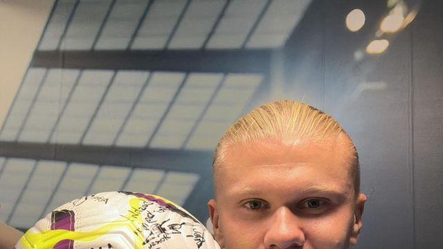 홀란드의 PL 통산 7번째 해트트릭→동료는 “공에 사인하는 거 지겨워” 농담