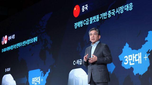 [포토]'2024 CEO 인베스트 데이'서 미래 전략 '현대 웨이' 발표하는 장재훈 사장