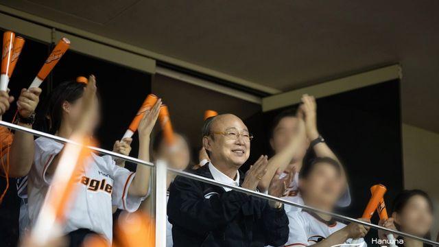 이글스 회장님, '시즌 8호' 직관 오셨는데…한화 2연패, 반전 없었다 [대전 현장]