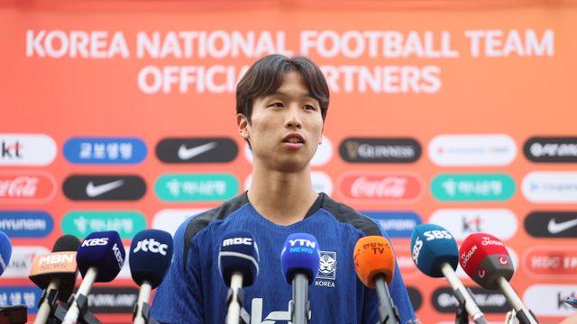 “새벽 3시에 잠을 못 잤어요” 홍명보 선택에 설렌 엄지성 [IS 고양]