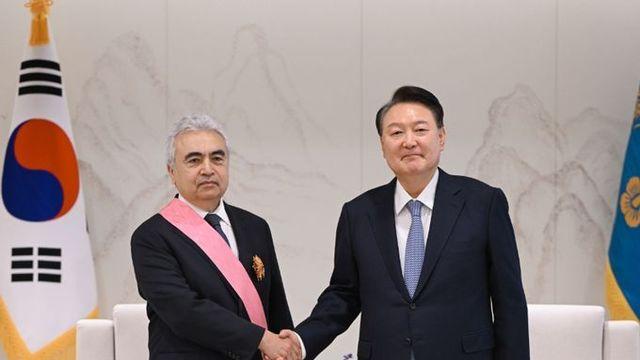 尹 대통령, 파티 비롤 국제에너지기구(IEA) 사무총장 접견