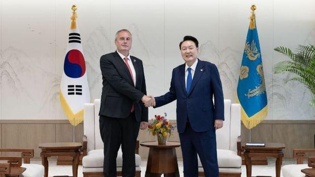 尹 대통령, 체코 국가안보보좌관 접견