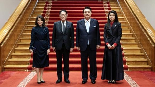 일본 총리 부인 만난 김건희 여사, 케이팝 스타 지망생들 만났다