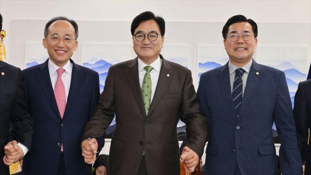 여·야 원내대표, 오늘 국회의장과 회동… 여·야·의·정 협의체 논의