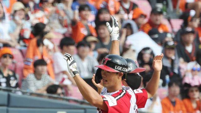 하나도 없던 잠실 홈런, 하루에 2개나?...이영빈, 한화 상대 '연타석' 대포 폭발[IS 잠실]